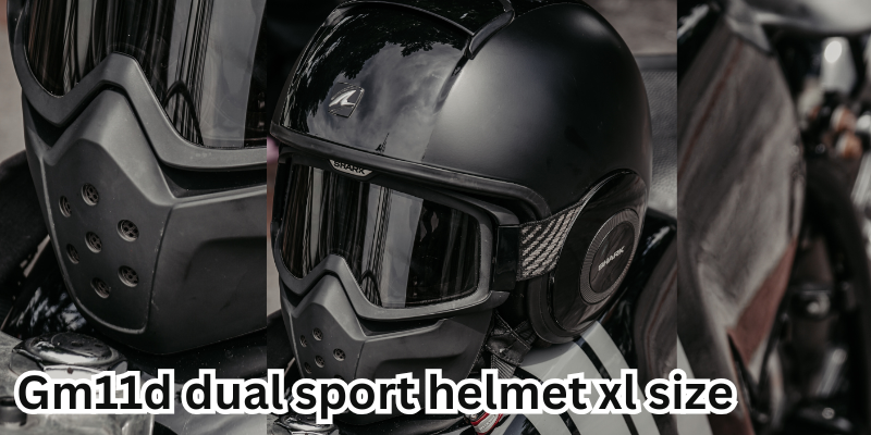 gm11d dual sport helmet xl size​